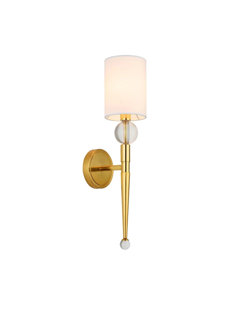 Wall lamps with lampshade -  Step Into Design DAMA gold wall lamp 52 cm ST-8421 AGB-CE GOLD - product kolory-swiatla.pl 4
