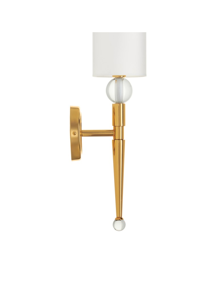 Wall lamps with lampshade -  Step Into Design DAMA gold wall lamp 52 cm ST-8421 AGB-CE GOLD - product kolory-swiatla.pl 8