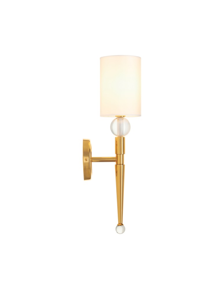 Wall lamps with lampshade -  Step Into Design DAMA gold wall lamp 52 cm ST-8421 AGB-CE GOLD - product kolory-swiatla.pl 10