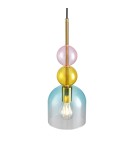 Designer pendant lamps -  Step Into Design PASTELLO BLUE colored pendant lamp 15 cm ST-DN345A. - product 1