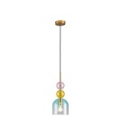 Designer pendant lamps -  Step Into Design PASTELLO BLUE colored pendant lamp 15 cm ST-DN345A. - product 2