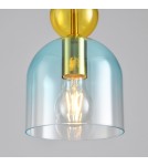 Designer pendant lamps -  Step Into Design PASTELLO BLUE colored pendant lamp 15 cm ST-DN345A. - product 4