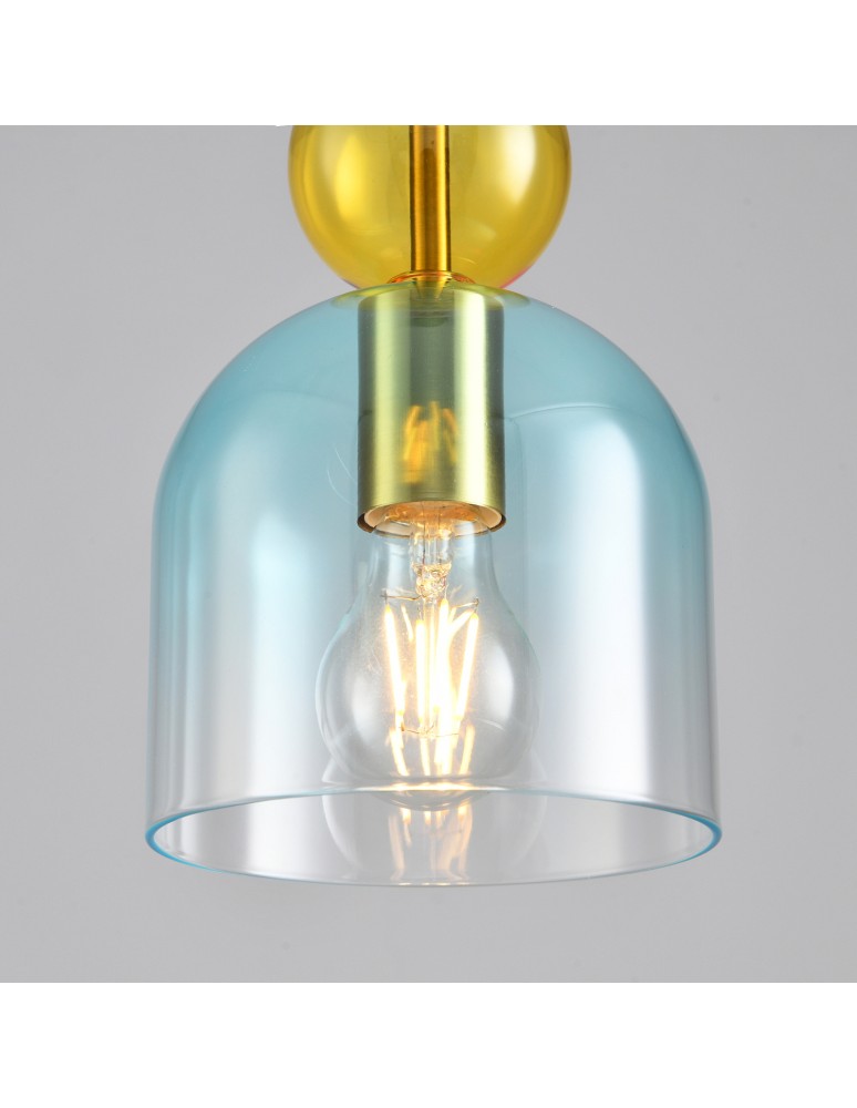 Designer pendant lamps -  Step Into Design PASTELLO BLUE colored pendant lamp 15 cm ST-DN345A. - product kolory-swiatla.pl 4
