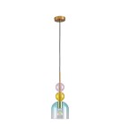 Designer pendant lamps -  Step Into Design PASTELLO BLUE colored pendant lamp 15 cm ST-DN345A. - product 8