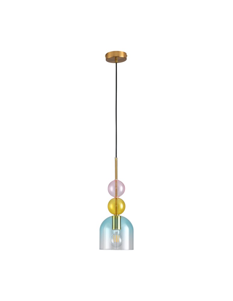 Designer pendant lamps -  Step Into Design PASTELLO BLUE colored pendant lamp 15 cm ST-DN345A. - product kolory-swiatla.pl 8