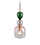 Designer pendant lamps -  Step Into Design Pendant lamp PASTELLO PINK colorful 15 cm ST-DN345B. - product 1