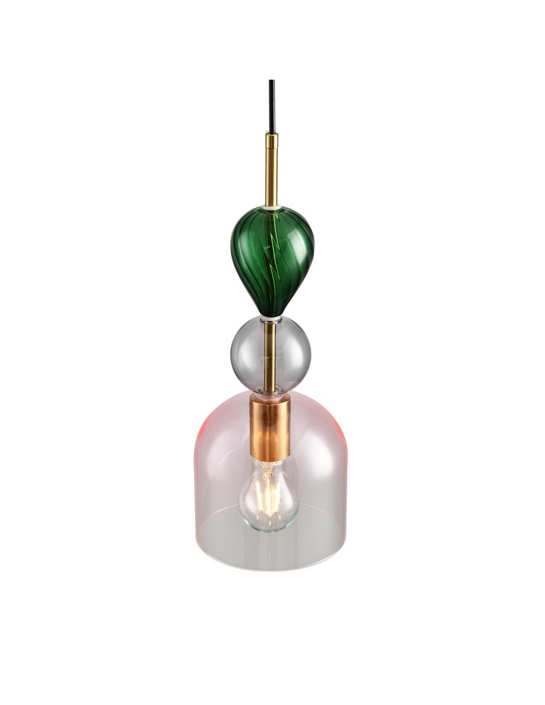 Designer pendant lamps -  Step Into Design Pendant lamp PASTELLO PINK colorful 15 cm ST-DN345B. - product kolory-swiatla.pl 1