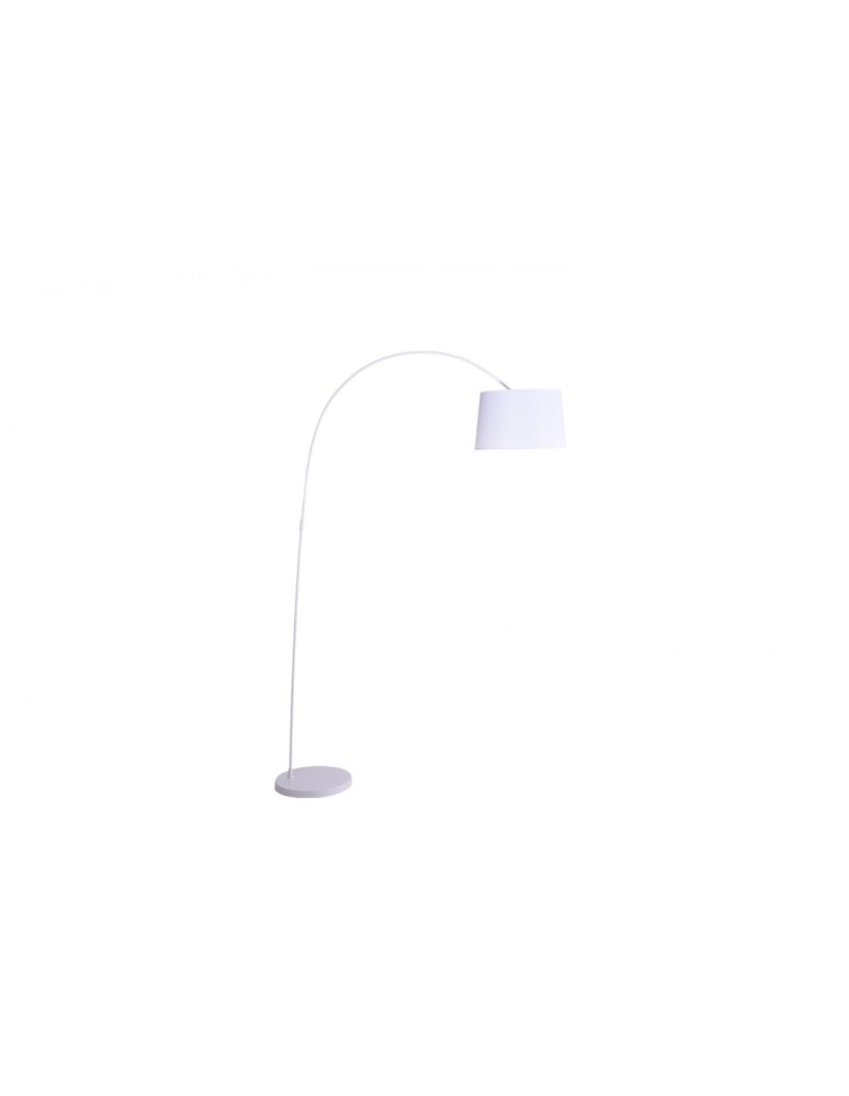 Floor lamps with lampshade - Azzardo ARIANA WHITE 1xE27 Floor Lamp White AZ3071 - product kolory-swiatla.pl 1