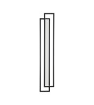 Modern wall lamps -  Step Into Design SYMMETRY-160 LED wall lamp black 160 cm ST-MD1027M - product 1