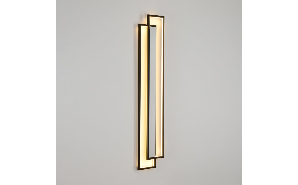  Step Into Design Lampa ścienna SYMMETRY-160 LED czarna 160 cm ST-MD1027M