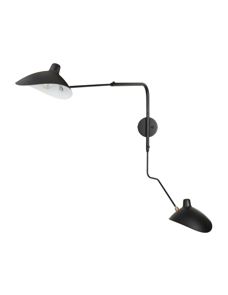 Cantilever wall lamps -  Step Into Design CRANE-2W S wall lamp black 110 cm W8702-S. - product kolory-swiatla.pl 2