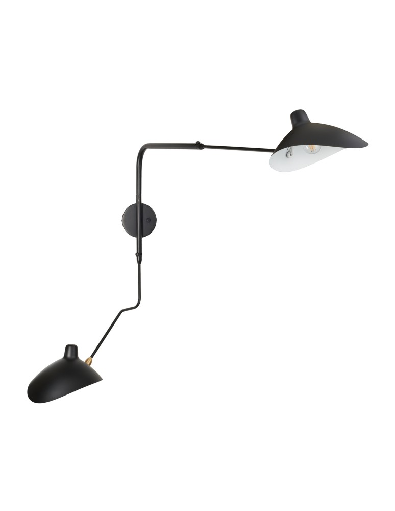 Cantilever wall lamps -  Step Into Design CRANE-2W S wall lamp black 110 cm W8702-S. - product kolory-swiatla.pl 4