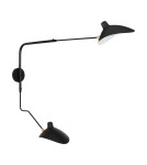 Cantilever wall lamps -  Step Into Design CRANE-2W S wall lamp black 110 cm W8702-S. - product 8