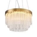  Step Into Design Lampa wisząca GLORIA LED kryształowa złota 40 cm ST-DL8510