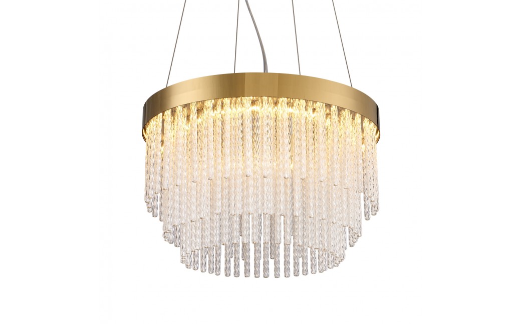  Step Into Design Lampa wisząca GLORIA LED kryształowa złota 40 cm ST-DL8510