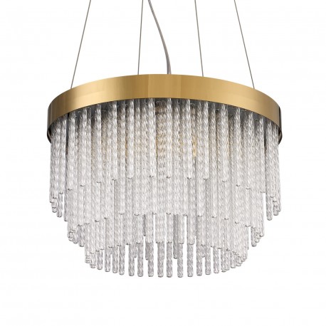  Step Into Design Lampa wisząca GLORIA LED kryształowa złota 40 cm ST-DL8510