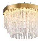 Glamour pendant lamps -  Step Into Design GLORIA LED crystal pendant lamp gold 40 cm ST-DL8510 - product 3