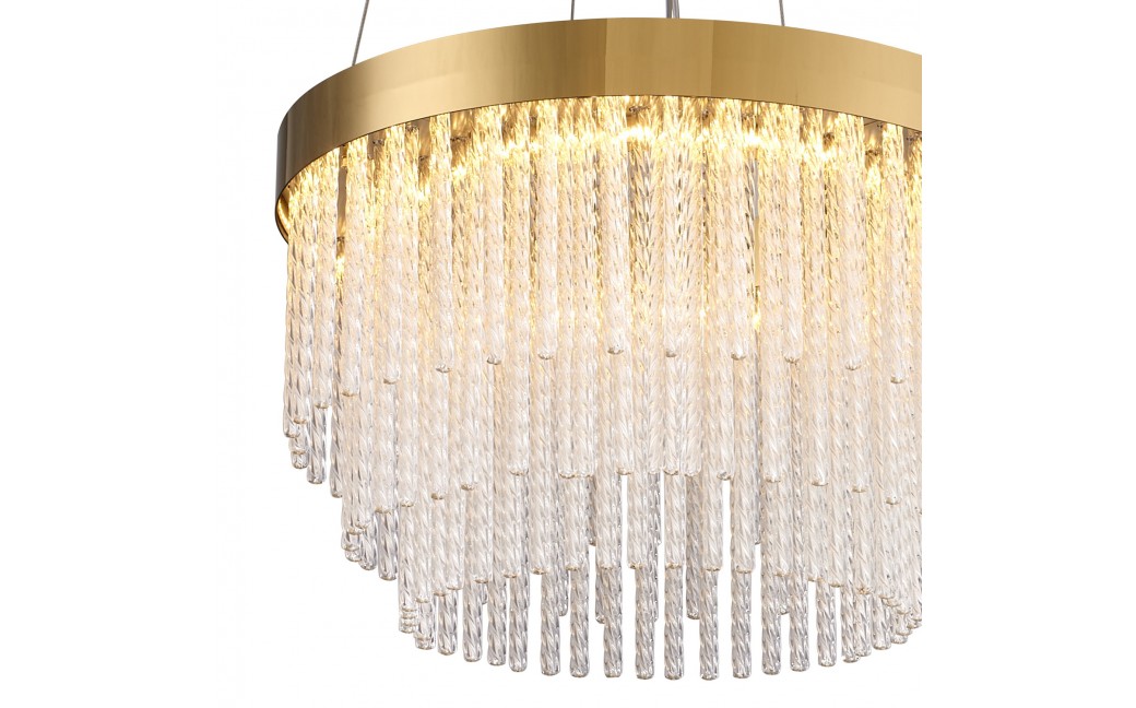  Step Into Design Lampa wisząca GLORIA LED kryształowa złota 40 cm ST-DL8510