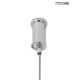 MOOSEE lampa wisząca LASSO 200 Smart srebrna (MSE15011004401)