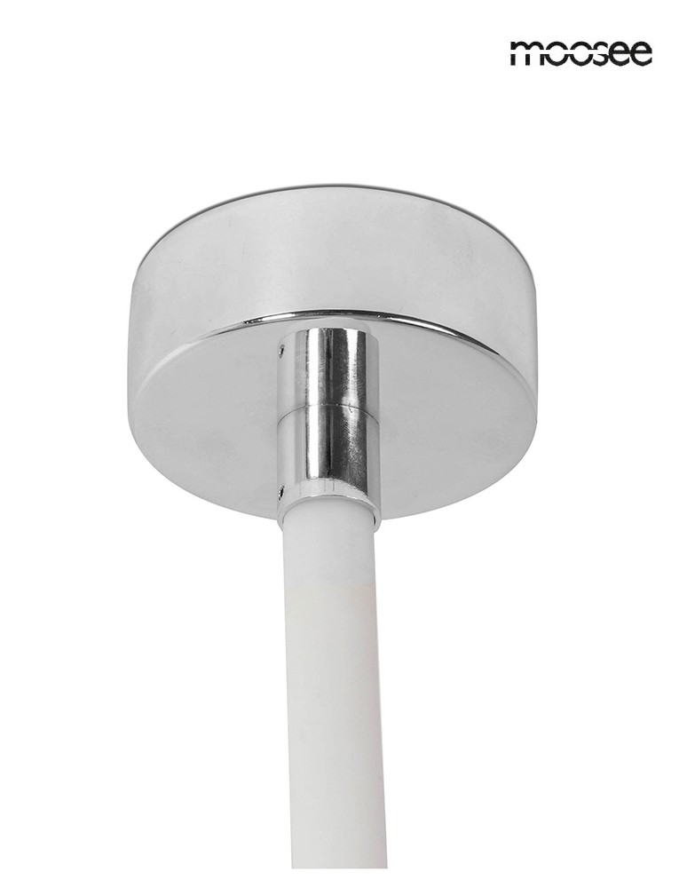 Designer pendant lamps - MOOSEE LASSO 200 Smart silver pendant lamp (MSE15011004401) - product kolory-swiatla.pl 4