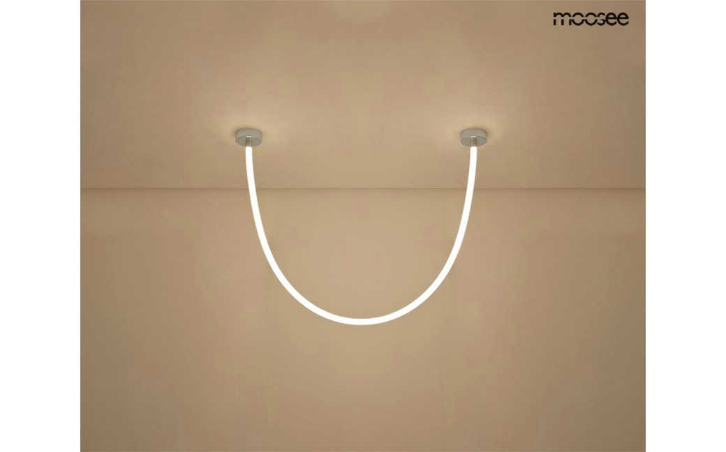MOOSEE lampa wisząca LASSO 200 Smart srebrna (MSE15011004401)