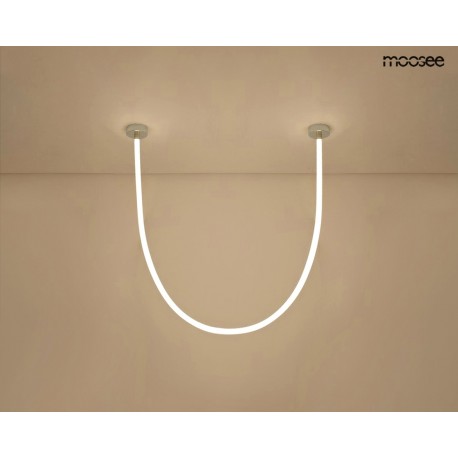 MOOSEE lampa wisząca LASSO 300 Smart srebrna (MSE15011004411)