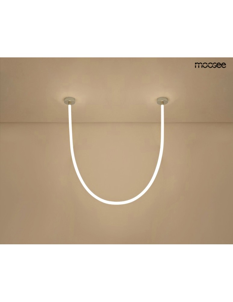 Designer pendant lamps - MOOSEE LASSO 300 Smart silver pendant lamp (MSE15011004411) - product kolory-swiatla.pl 5