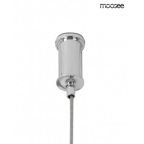 MOOSEE lampa wisząca LASSO 400 Smart srebrna (MSE15011004421)