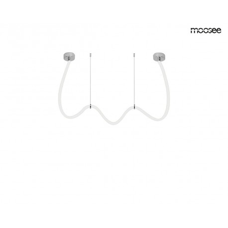 MOOSEE lampa wisząca LASSO 400 Smart srebrna (MSE15011004421)