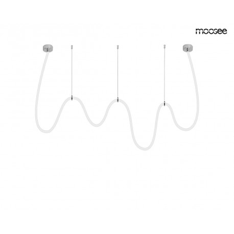 MOOSEE lampa wisząca LASSO 500 Smart srebrna (MSE15011004431)