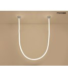 Designer pendant lamps - MOOSEE LASSO 600 Smart silver pendant lamp (MSE15011004941) - product 5