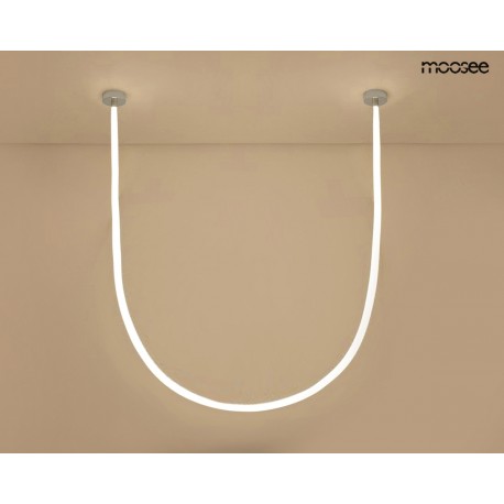 MOOSEE lampa wisząca LASSO 800 Smart srebrna (MSE15011004951)