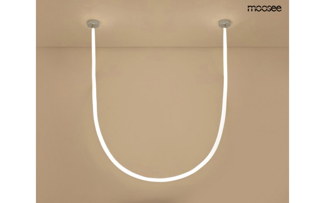 MOOSEE lampa wisząca LASSO 800 Smart srebrna (MSE15011004951)