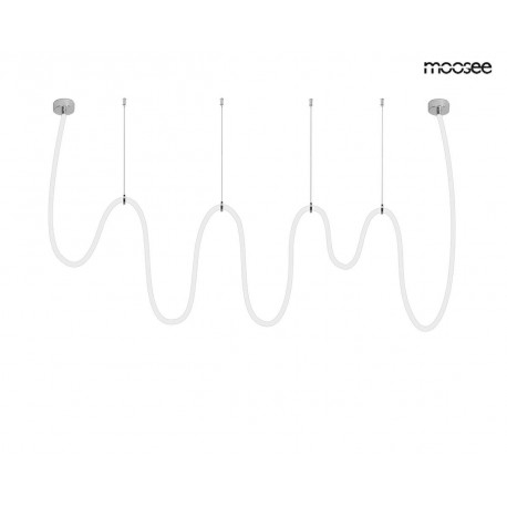 MOOSEE lampa wisząca LASSO 800 Smart srebrna (MSE15011004951)