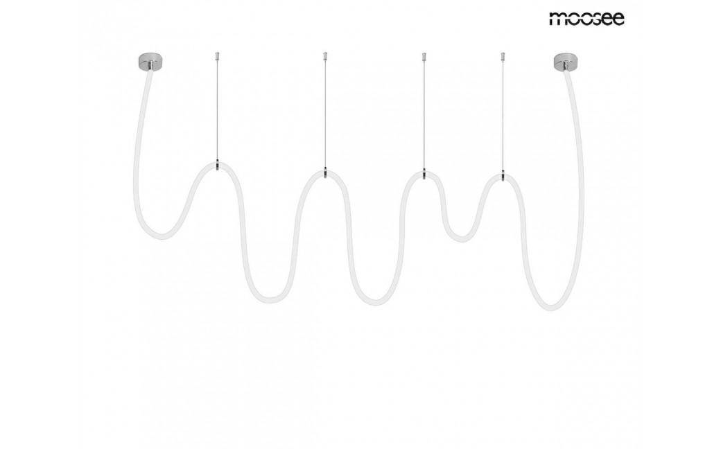 MOOSEE lampa wisząca LASSO 800 Smart srebrna (MSE15011004951)