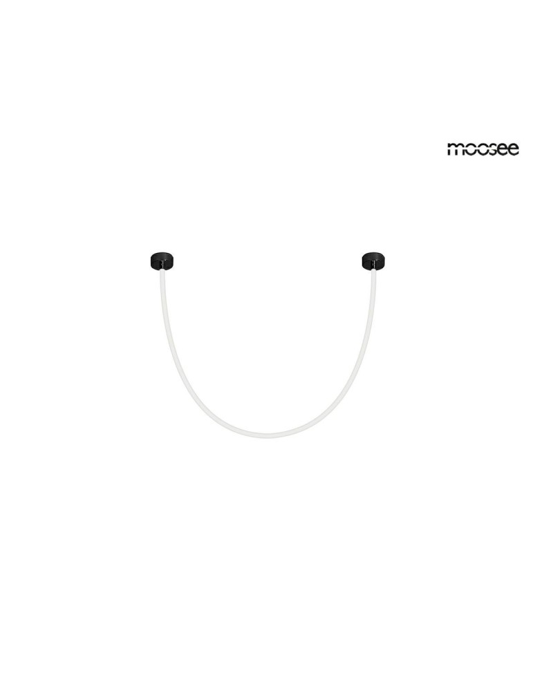 Designer pendant lamps - MOOSEE LASSO 200 Smart pendant lamp black (MSE15011004402) - product kolory-swiatla.pl 1