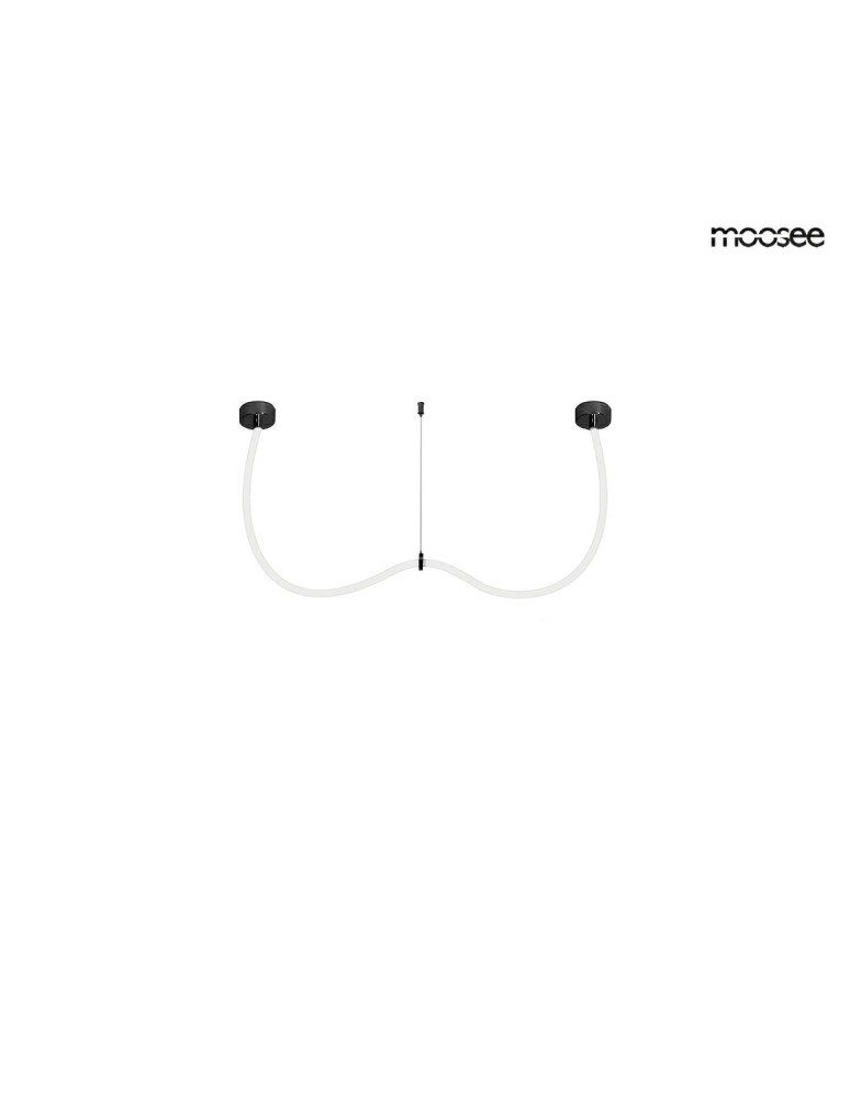 Designer pendant lamps - MOOSEE LASSO 200 Smart pendant lamp black (MSE15011004402) - product kolory-swiatla.pl 6