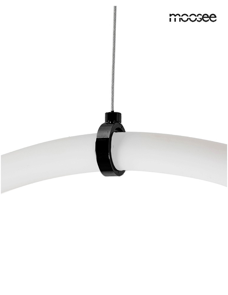 Designer pendant lamps - MOOSEE LASSO 400 Smart pendant lamp black (MSE15011004422) - product kolory-swiatla.pl 2