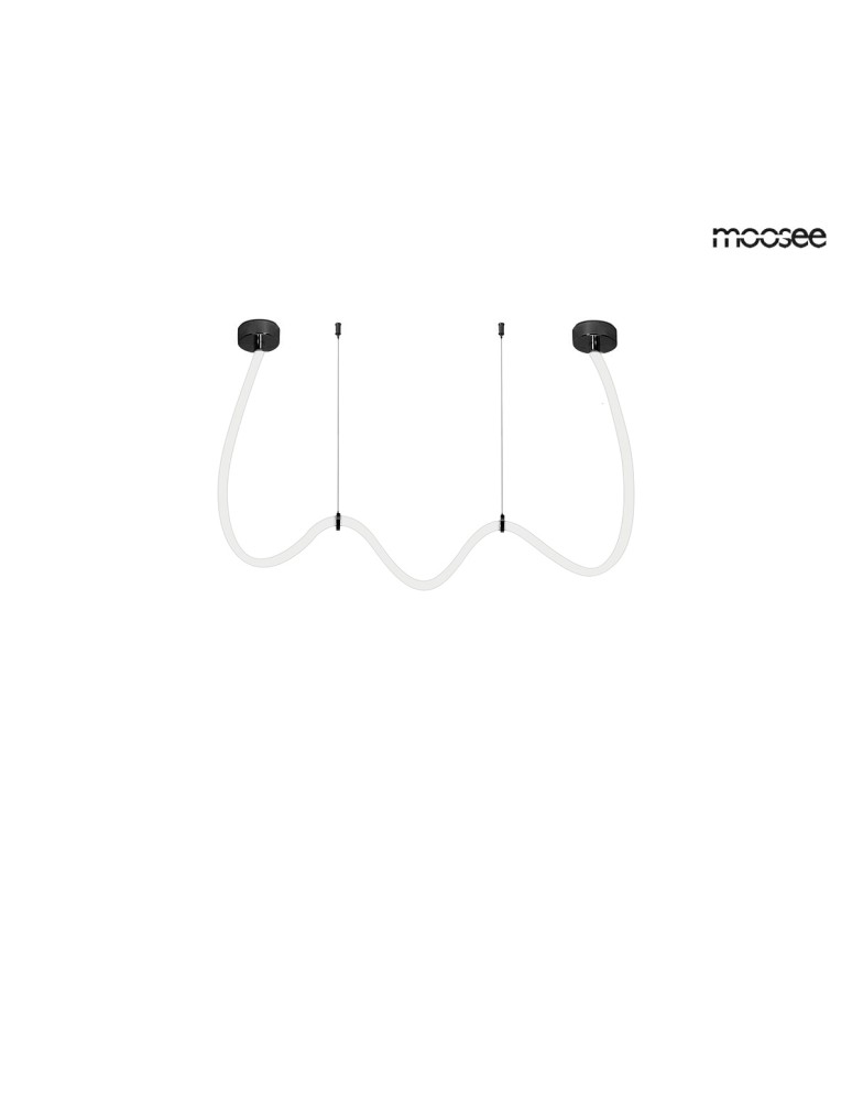 Designer pendant lamps - MOOSEE LASSO 400 Smart pendant lamp black (MSE15011004422) - product kolory-swiatla.pl 5