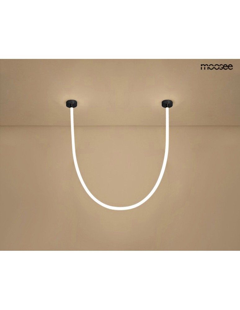 Designer pendant lamps - MOOSEE LASSO 300 Smart pendant lamp black (MSE15011004412) - product kolory-swiatla.pl 5