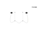 Designer pendant lamps - MOOSEE LASSO 300 Smart pendant lamp black (MSE15011004412) - product 6