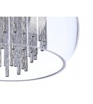Glamour pendant lamps - Azzardo REGO 1 1xG9 Pendant Transparent/Chrome AZ3081 - product 2