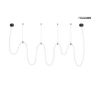 Designer pendant lamps - MOOSEE LASSO 800 Smart pendant lamp black (MSE15011004952) - product 5