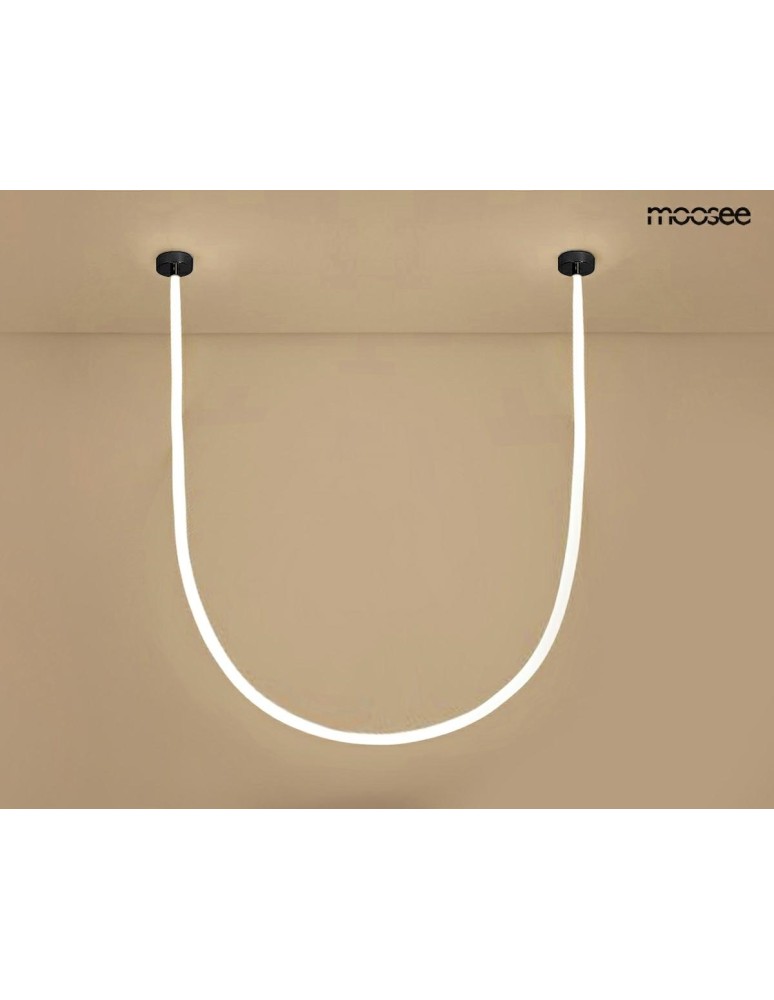 Designer pendant lamps - MOOSEE LASSO 800 Smart pendant lamp black (MSE15011004952) - product kolory-swiatla.pl 6