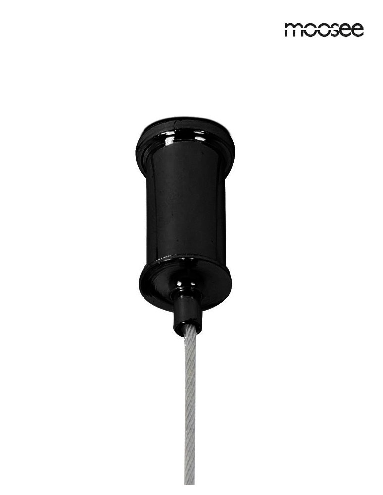 Designer pendant lamps - MOOSEE LASSO 1000 Smart pendant lamp black (MSE15011004962) - product kolory-swiatla.pl 3