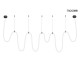 MOOSEE lampa wisząca LASSO 1000 Smart czarna (MSE15011004962)