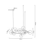 Pendant lamps - MOOSEE pendant lamp ALURE 85 gold (MSE1501100498) - product 10