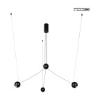 Modern pendant lamps - MOOSEE OCTO 3 pendant lamp black (MSE1501100491) - product 1