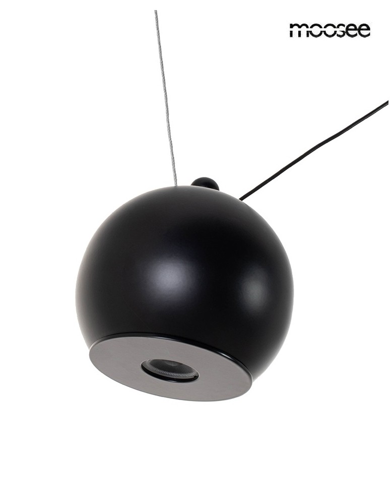 Modern pendant lamps - MOOSEE OCTO 3 pendant lamp black (MSE1501100491) - product kolory-swiatla.pl 2