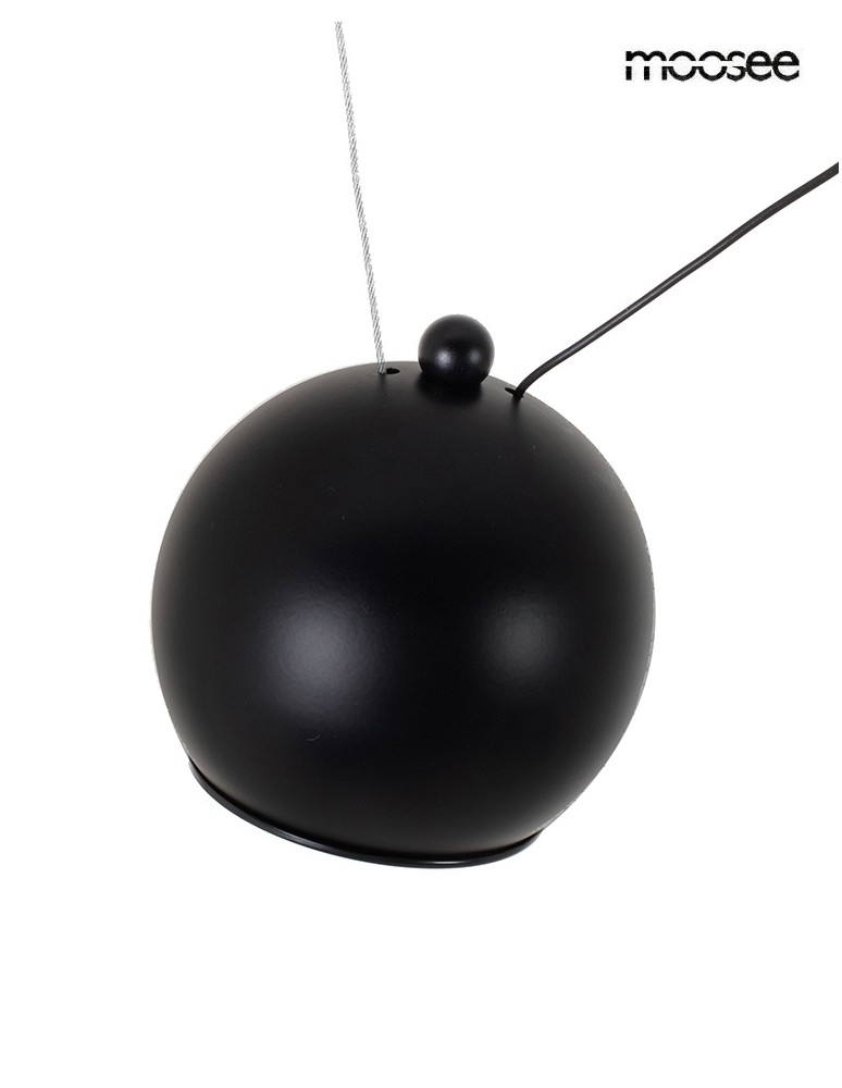 Modern pendant lamps - MOOSEE OCTO 3 pendant lamp black (MSE1501100491) - product kolory-swiatla.pl 3